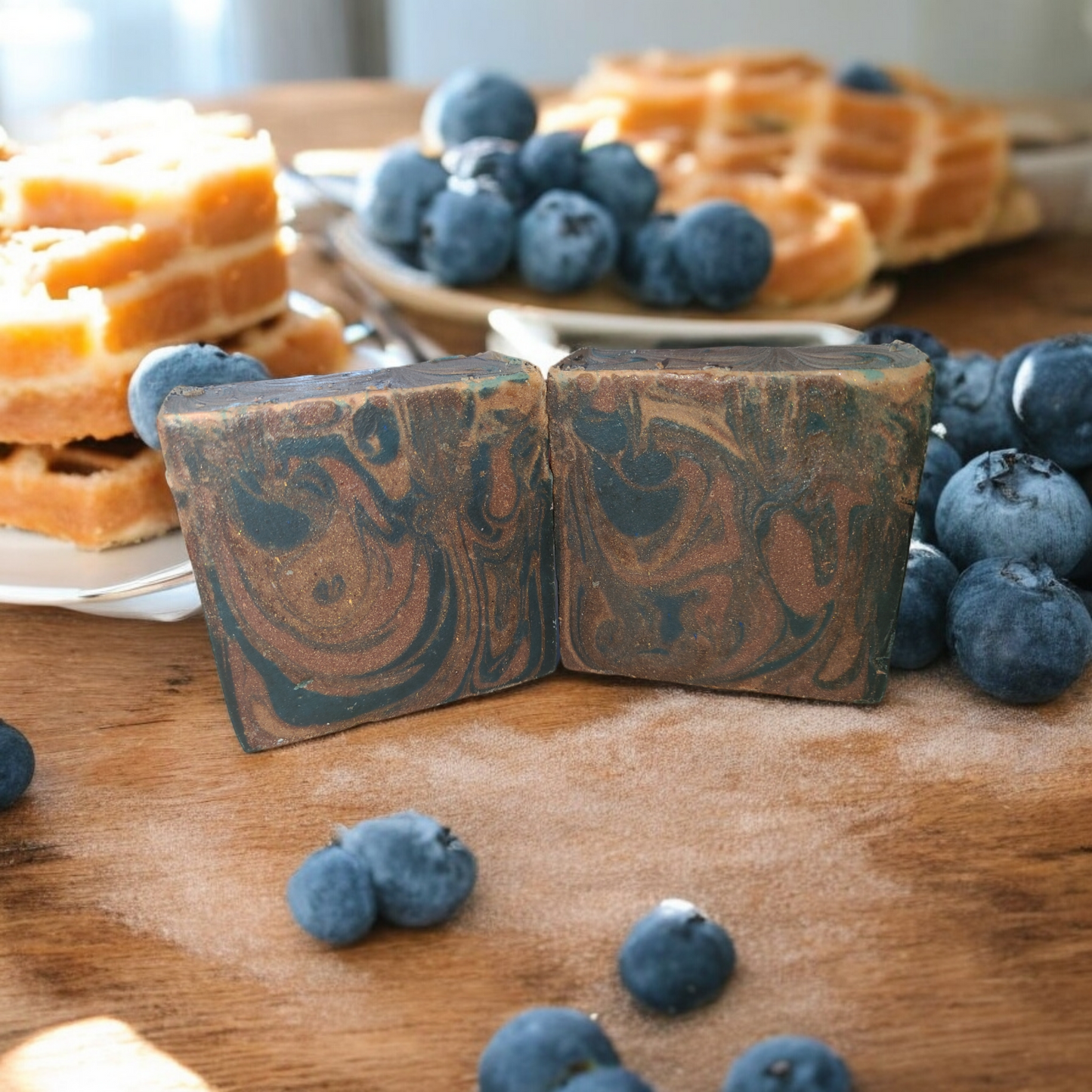 Blueberry Pecan Waffles