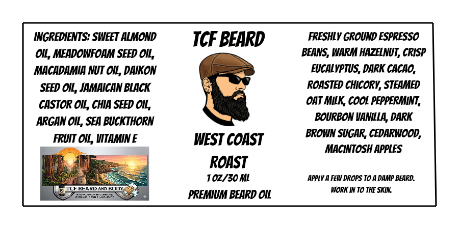 West Coast Roast Beard Oil