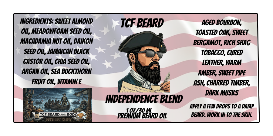 Independence Blend Beard Oil (Only Available In July)
