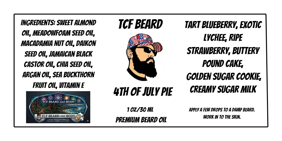 4th of July Pie Beard Oil