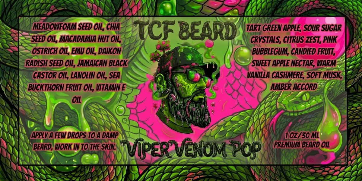 Viper Venom Pop Beard Oil