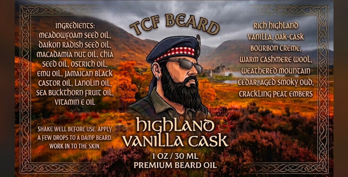 Highland Vanilla Cask Beard Oil