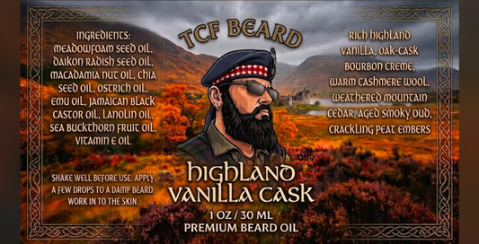 Highland Vanilla Cask Beard Oil