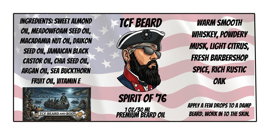 Spirit of '76 Beard Oil (Only Available In July)