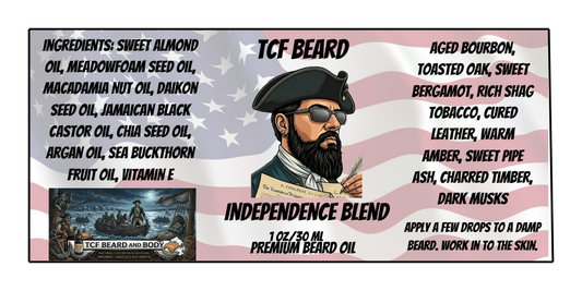 Independence Blend Beard Oil (Only Available In July)