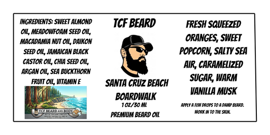 Santa Cruz Beach Boardwalk Beard Oil