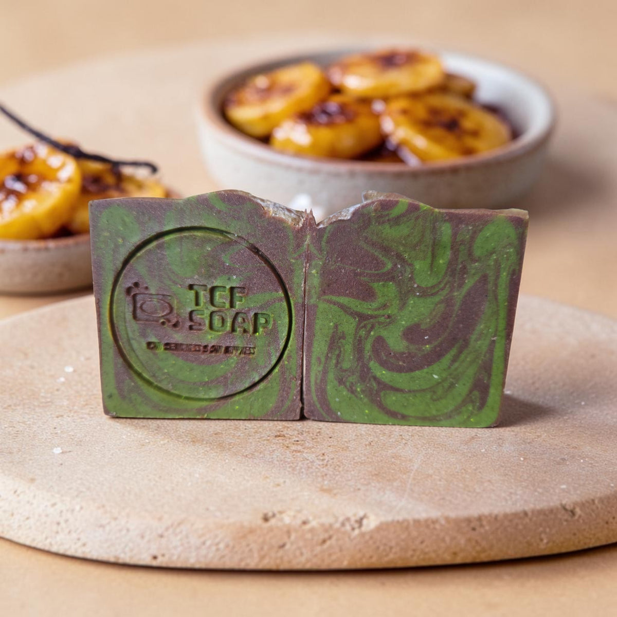 Brown Sugar Banana Brulee Goat Milk Soap