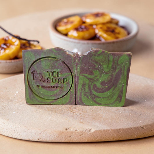 Brown Sugar Banana Brulee Goat Milk Soap