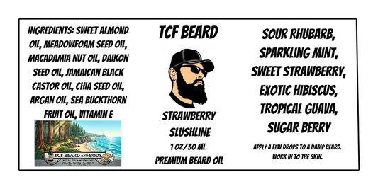 Strawberry Slushline Beard Oil