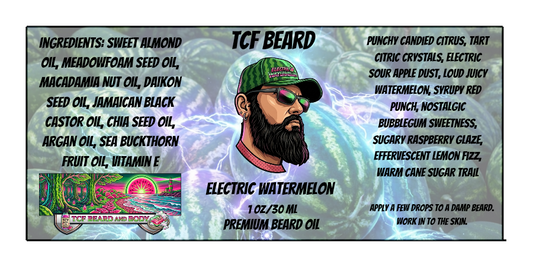 Electric Watermelon Beard Oil